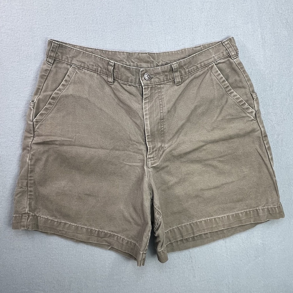 Patagonia Stand Up Organic Canvas Shorts Men's Size 36 Brown Hiking Outdoor